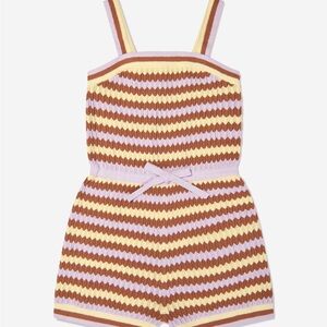 Zimmermann Multi-Color Knit Playsuit